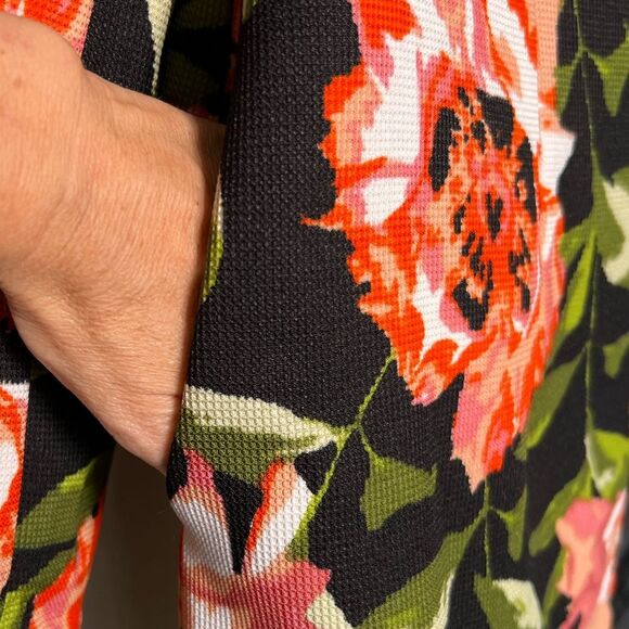 Vintage Grace Chuang Floral Blazer 🌺 Pockets 🌺 Lined 🌺 Small - Picture 4 of 8